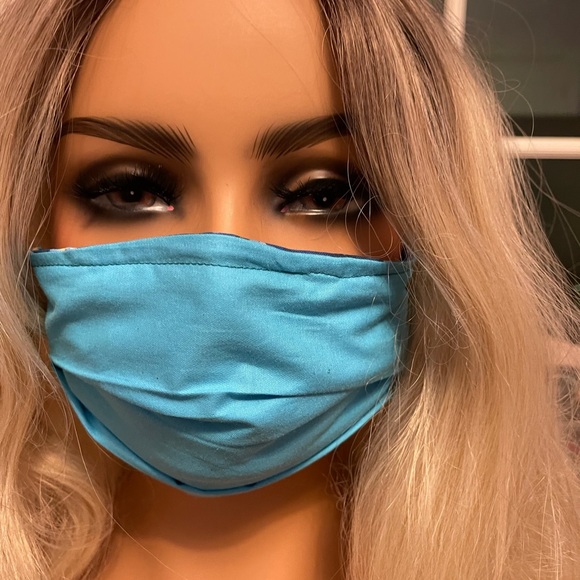 New  2 SIDES FACE MASK HANDMADE - Picture 2 of 2